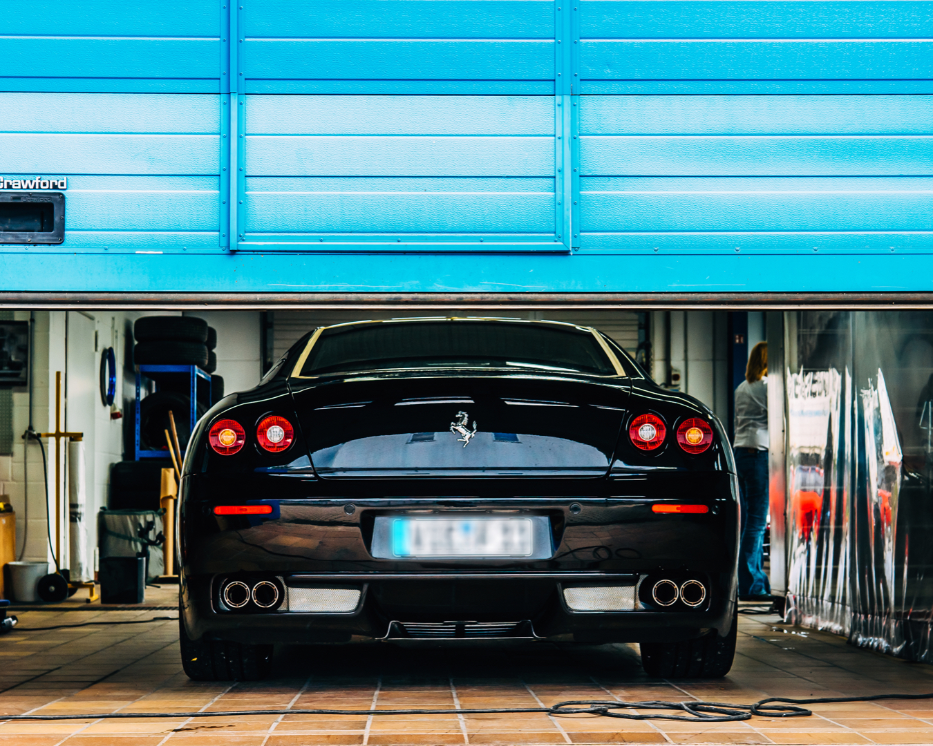 ferrari coated with acs3000